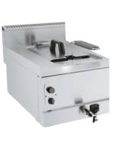 Gas fryer - Capacity 8 lt - cm 40 x 60 x 30 h