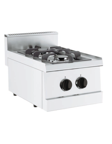 Cucina a gas - Da banco - N.2 fuochi - cm 40 x 60 x 30 h