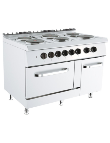 Electric kitchen - Electric oven - N.6 fires - cm 120 x 73 x 90 h