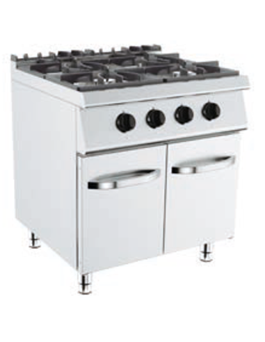 Cucina a gas - N.4 fuochi - cm 80 x 73 x 90 h