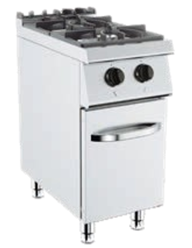 Gas cooker - Vano con anta - N.2 fires - cm 40 x 73 x 90 h