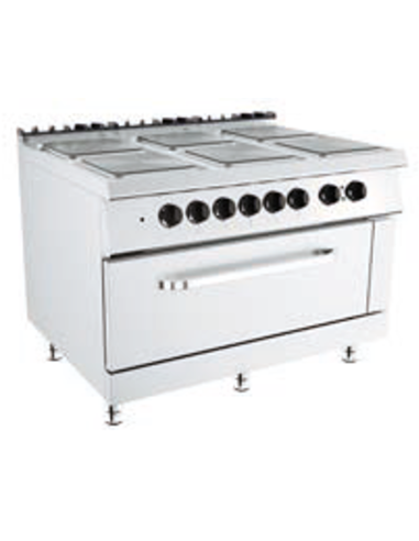 Electric kitchen - Electric oven - N.6 fires - cm 120 x 90 x 90 h