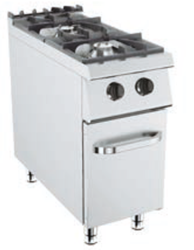 Gas cooker - N.2 fires - cm 40 x 90 x 90 h