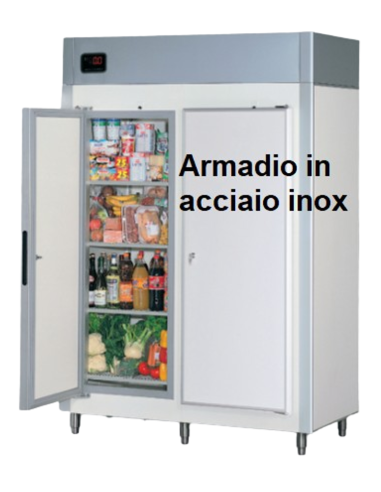 Armadio smontabile - Temperatura -18-22°C - cm 160 x 82 x 235.5 h