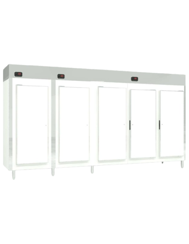 Demountable Wardrobe - Separate Rooms - Temperature 0 +10°C/-18 -22°C - cm 400 x 82 x 235.5 h