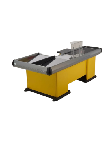 Cash desk with double tank - Length cm 338