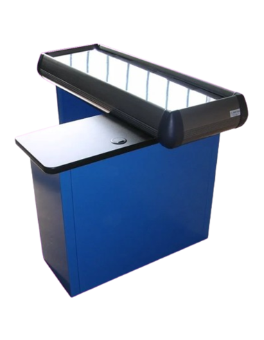 Static cash desk - Dimensions cm 144.3 x 105.1 x 75 h