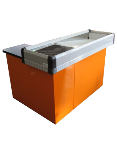 Static cash desk - Dimensions cm 140 x 103 x 88.5 h