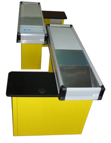 Static checkout counter - Double module - cm 260