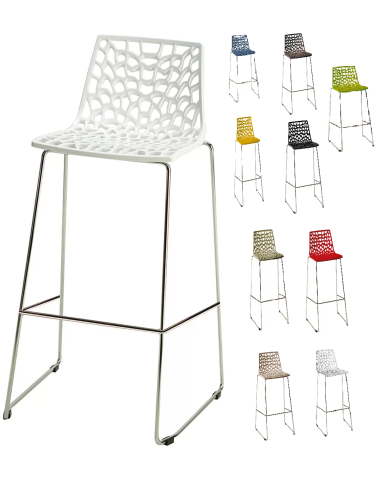 Polycarbonate stool - Dimensions cm 50 x 47 x 98 h