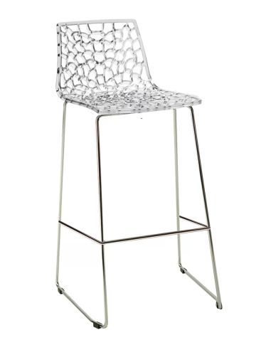 Polycarbonate stool - Dimensions cm 50 x 47 x 98 h