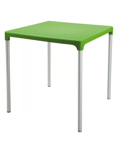 Polypropylene table - Dimensions cm 70 x 70 x 72 h