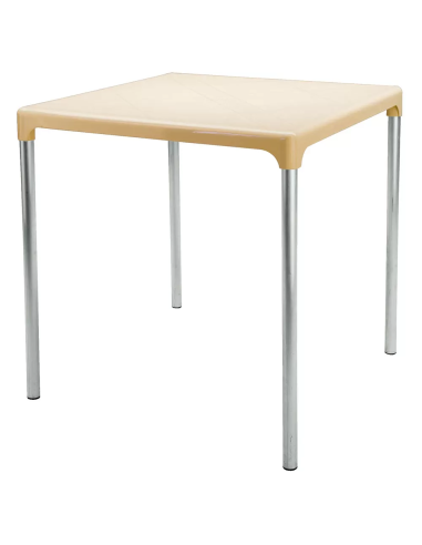 Polypropylene table - Dimensions cm 70 x 70 x 72 h