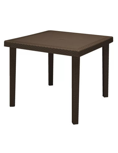 Table in polymer - Dimensions cm 90 x 90 x 74.5 h