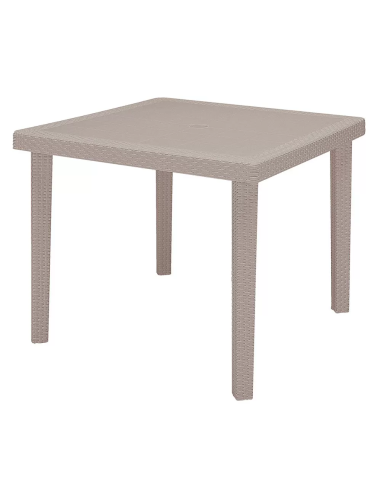 Table in polymer - Dimensions cm 90 x 90 x 74.5 h