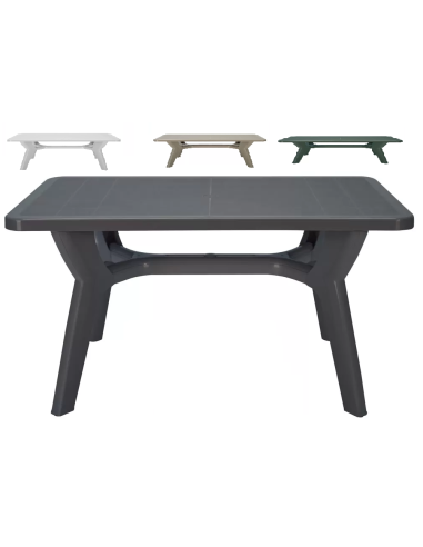 Mesa de polipropileno - Dimensiones cm 140 x 85 x 72.5 h