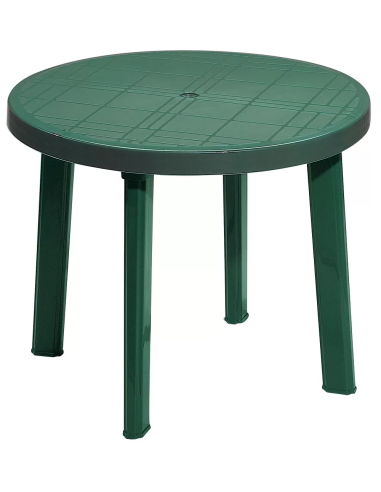 Polypropylene table - Dimensions cm 90 Ø x h