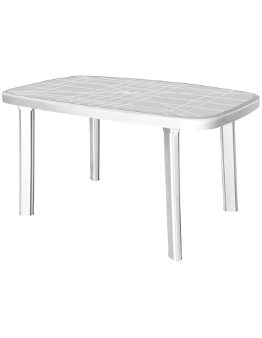 Mesa de polipropileno - Dimensiones cm 140 x 85 x 73 h