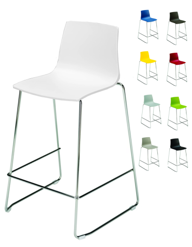 Polypropylene stool - Dimensions cm 49 x 47 x 98 h