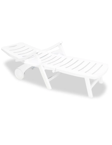 Polypropylene Cot - Adjustable - Poggiapiedi - Dimensions cm 73 x 146 x 105 h