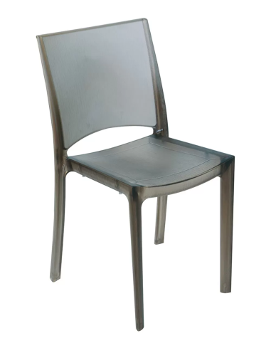 Transparent polycarbonate chair - Dimensions cm 48 x 50 x 81.5 h