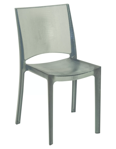 Transparent polycarbonate chair - Dimensions cm 48 x 50 x 81.5 h