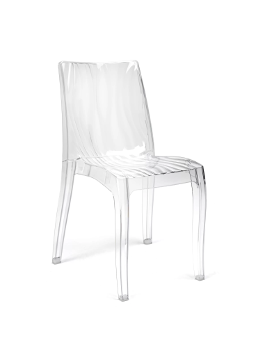 Silla de policarbonato transparente - Dimensiones cm 50 x 54 x 84 h