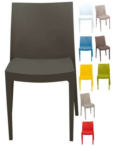 Polypropylene chair - Dimensions cm 49 x 51 x 80 h