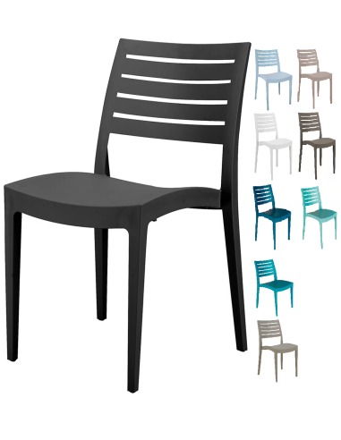 Polypropylene chair - Dimensions cm 49 x 51 x 80 h