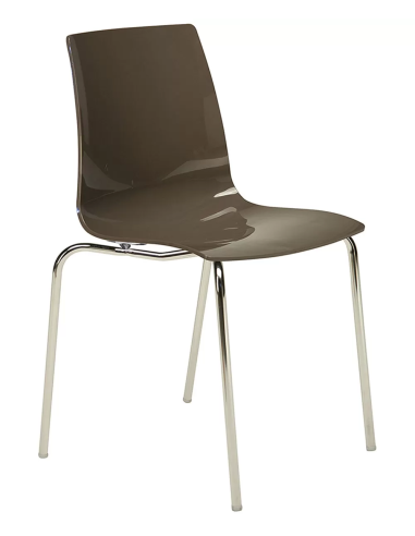 Polycarbonate chair - Dimensions cm 48 x 53 x 82.5 h