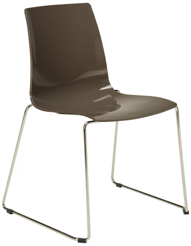 Polycarbonate chair - Dimensions cm 55 x 54 x 83.5 h