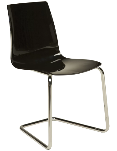 Polished polypropylene chair - Dimensions cm 46 x 46 x 86.5 h