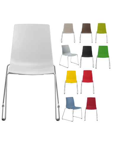 Polypropylene chair matt - Dimensions cm 55 x 54 x 83.5 h