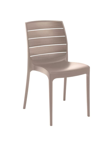 Polymer chair - Dimensions cm 45 x 57 x 83.5 h