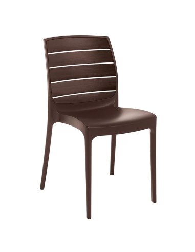 Polymer chair - Dimensions cm 45 x 57 x 83.5 h