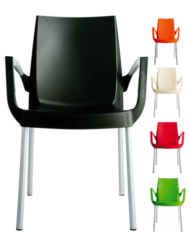 Polypropylene armchair - Dimensions cm 56 x 52 x 85 h