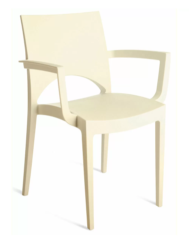 Polypropylene armchair - Dimensions cm 58 x 51 x 80 h