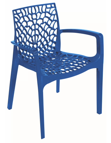 Polypropylene armchair - Dimensions cm 56.5 x 55 x 81 h