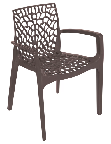 Polypropylene armchair - Dimensions cm 56.5 x 55 x 81 h