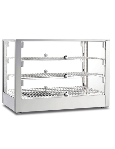 Hot showcase 2 shelves - Length cm 70