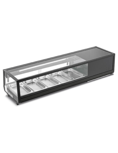 Vitrina refrigerada para sushi - Capacidad 5 x GN1/3