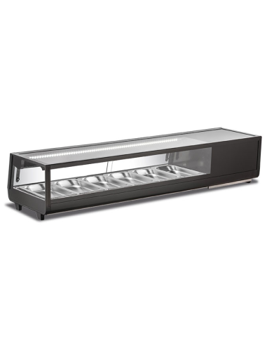 Sushi refrigerated display case - Capacity 6 x GN1/3