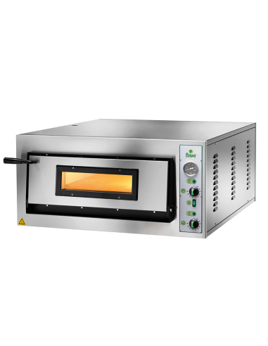 Horno de pizza eléctrico para 4 pizzas - cm 90x73,5x42h