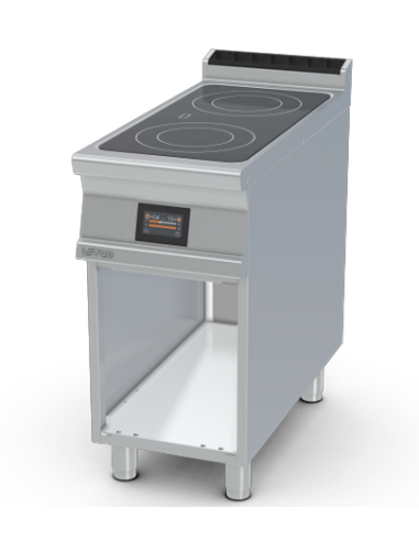 Glass ceramic cooker with 2 cooking zones - Touch - cm 40 x 90 x 90 h