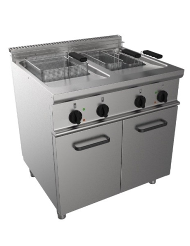 Electric fryer - Capacity liters 17+17 - Cm 80 x 70 x 85 h