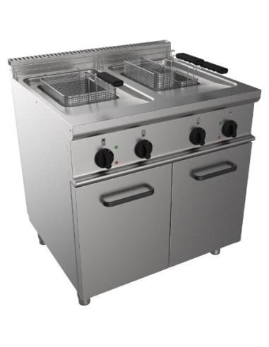 Electric fryer - Capacity liters 13+13 - Cm 80 x 70 x 85 h