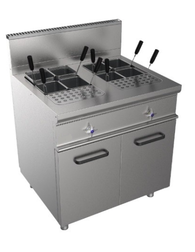 Cocina de gas - Capacidad litros 28+28 - cm 80 x 70 x 85h