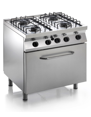 Gas cooker - N. 4 fires - Oven - cm 80x 70 x 85 h