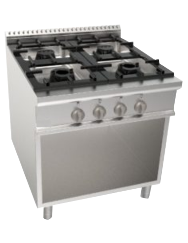 Cucina a gas - N.4 fuochi - cm 80 x 90 x 85 h