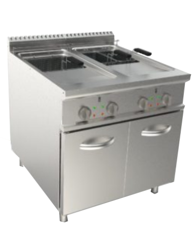 Electric fryer - Capacity 21+21 lt - cm 80 x 90 x 85 h